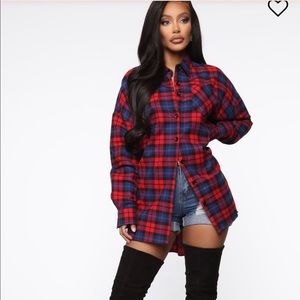 Brand New Oversized Flannel Shirt